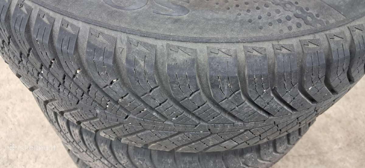 R15 ratlankiai su padangomis, tvirtinimas 5x112 - nuotraukos Nr. 6