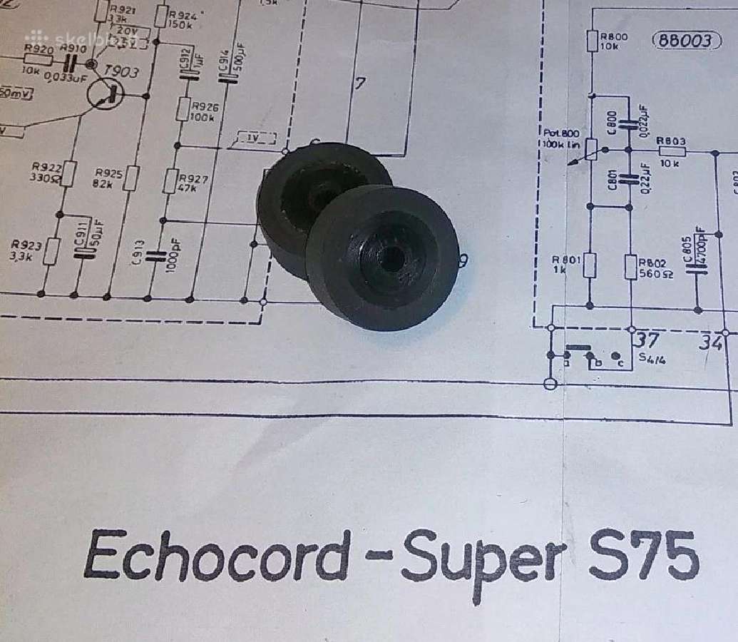 Juostininiu Dynacord Echocord ratukai S-75 S-65 - nuotraukos Nr. 8