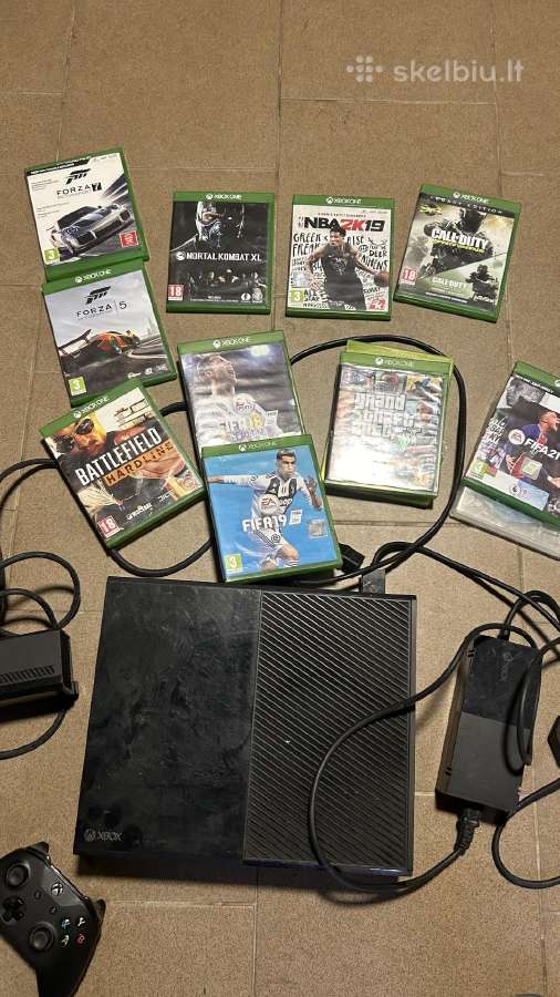 Xbox one +kinect+3 pultai+zaidimai - nuotraukos Nr. 2