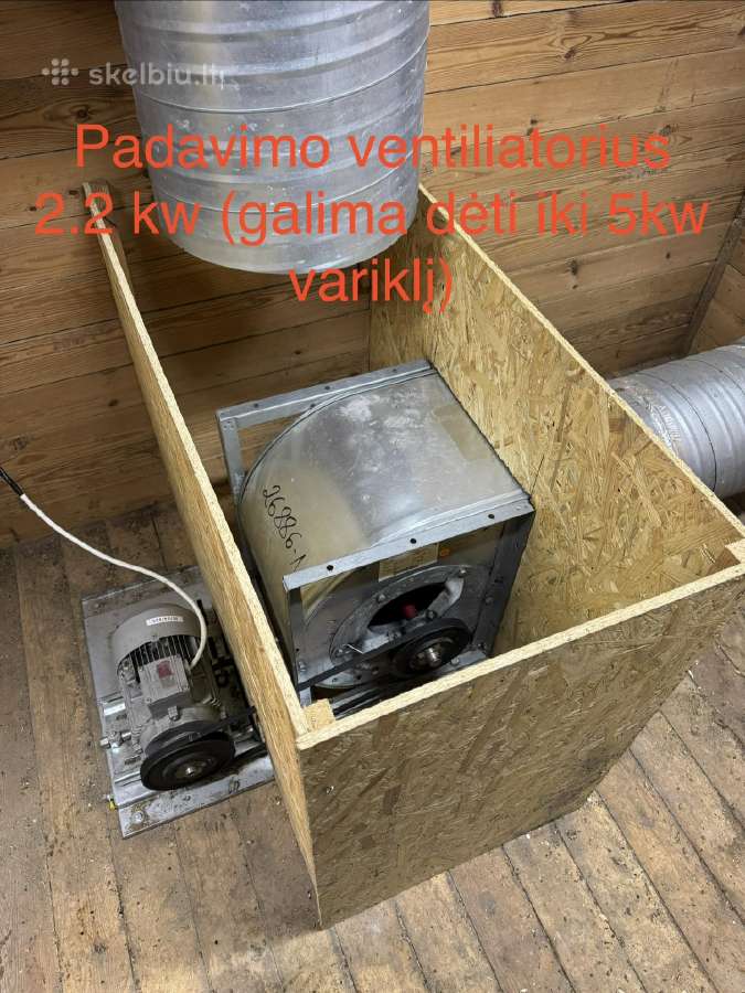 Dažymo kameros ventiliacinė sistema - nuotraukos Nr. 2