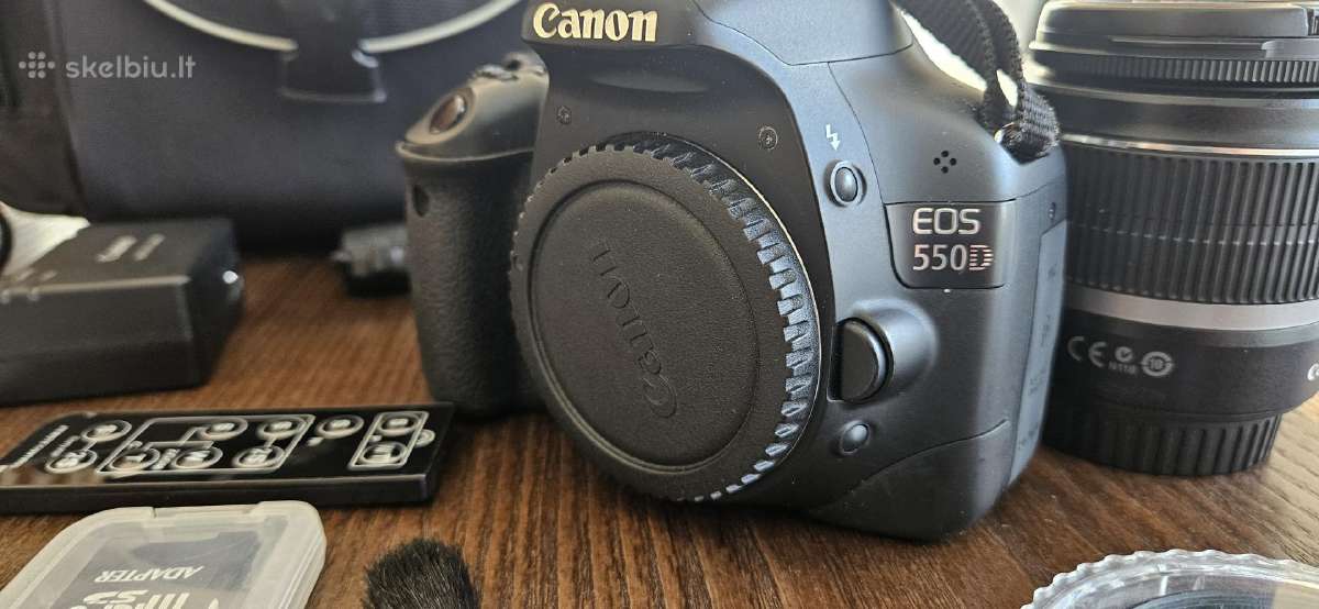Canon EOS 550d su priedais - nuotraukos Nr. 2