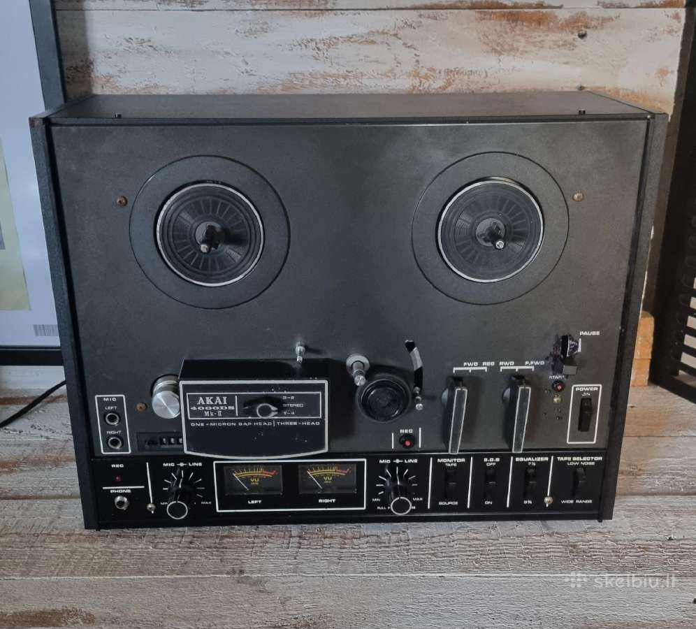 Juostinis magetofonas Akai 4000ds Mk2 - nuotraukos Nr. 4