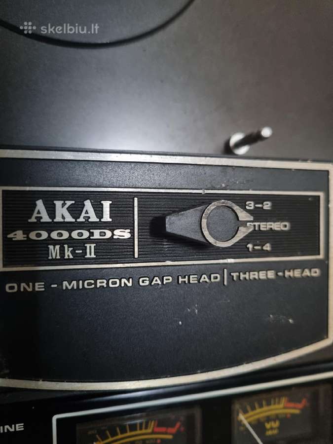 Juostinis magetofonas Akai 4000ds Mk2 - nuotraukos Nr. 5