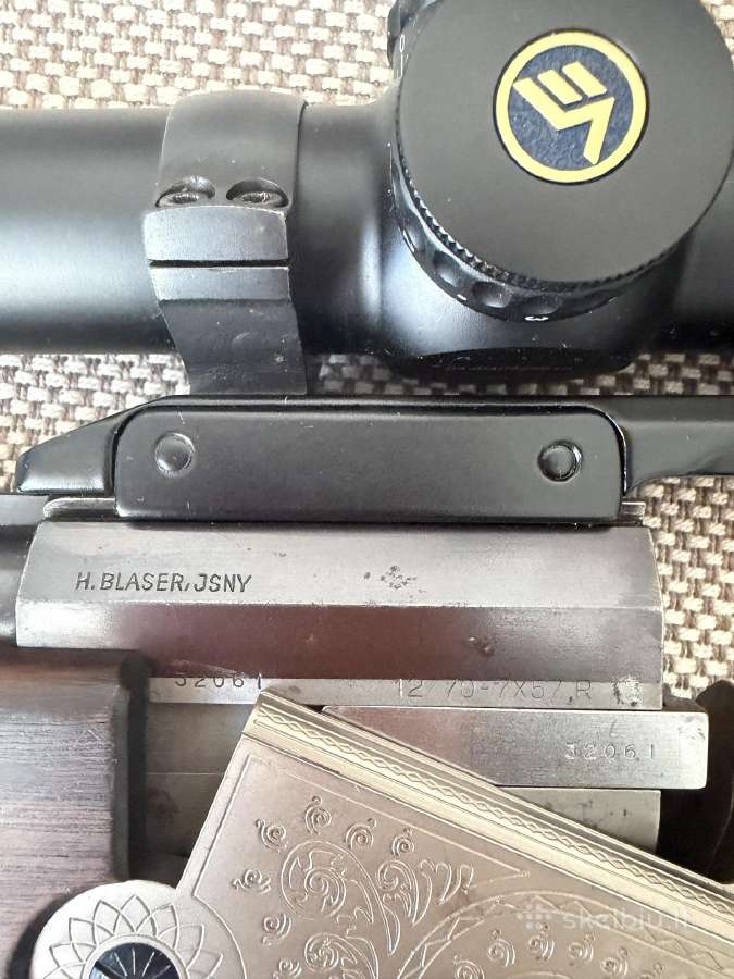 Blaser kombinuotas šautuvas 7x57r/12x70 - nuotraukos Nr. 3