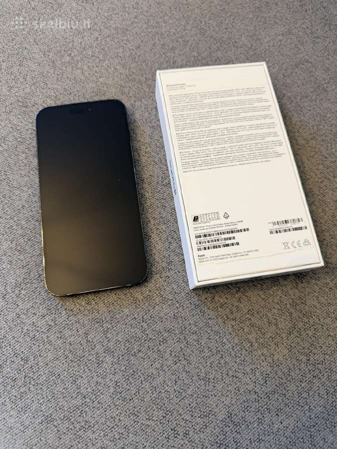 iPhone 14 Pro Max 256gb Juodas - nuotraukos Nr. 2