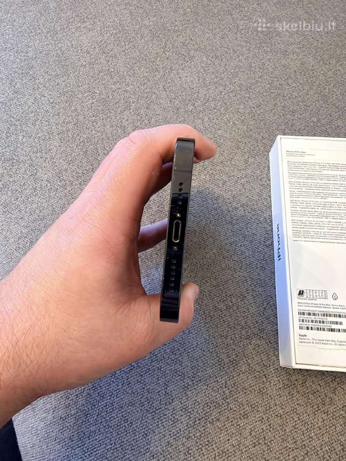 iPhone 14 Pro Max 256gb Juodas - nuotraukos Nr. 6