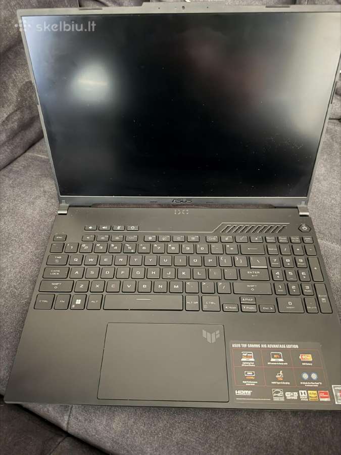 Asus tuf gaming a16 loptopas - nuotraukos Nr. 2