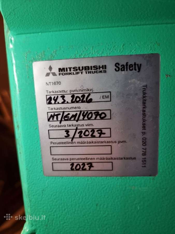 Mitsubishi Opbl10kf elektrinis - nuotraukos Nr. 15