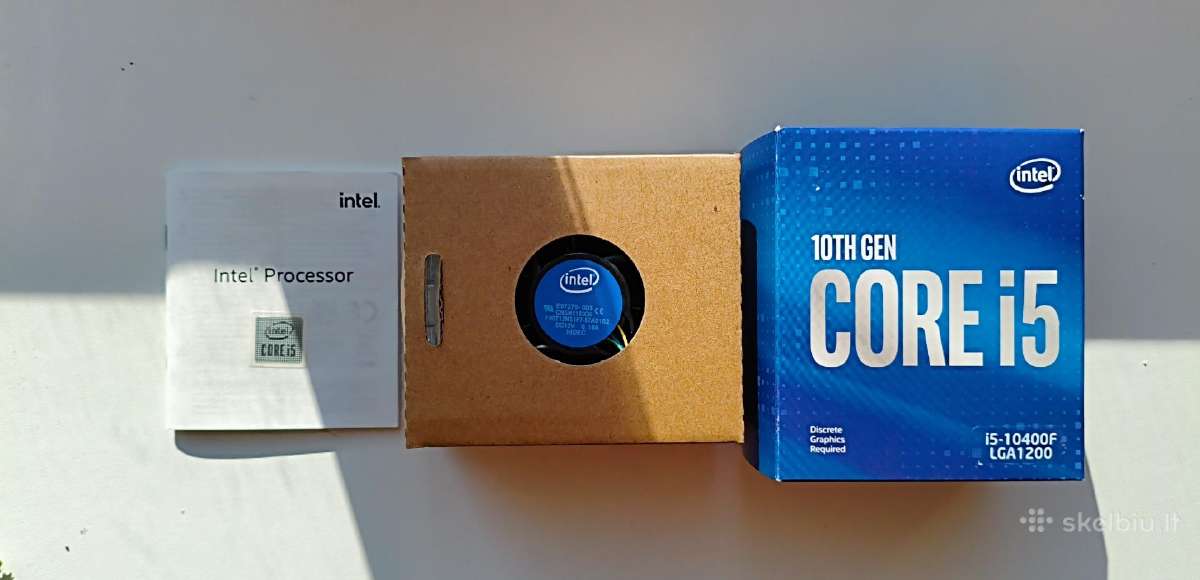 Intel i5-10400f lga1200 originalus aušintuvas - nuotraukos Nr. 2