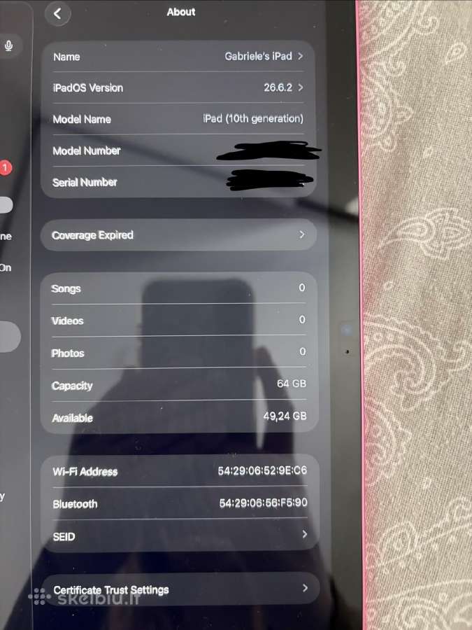 iPad 2022 64gb - nuotraukos Nr. 3