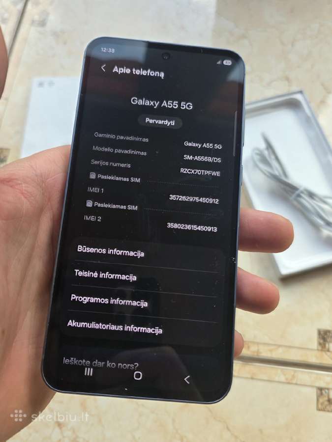 Samsung A55 5G - nuotraukos Nr. 5