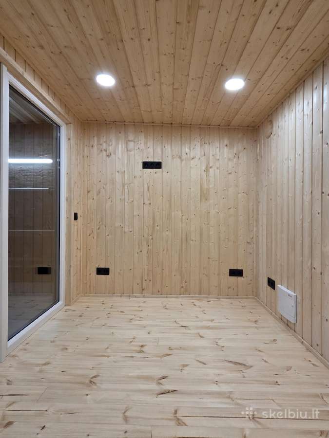 Kokybiška karkasinė pirtis su erdviu priepirčiu - nuotraukos Nr. 7
