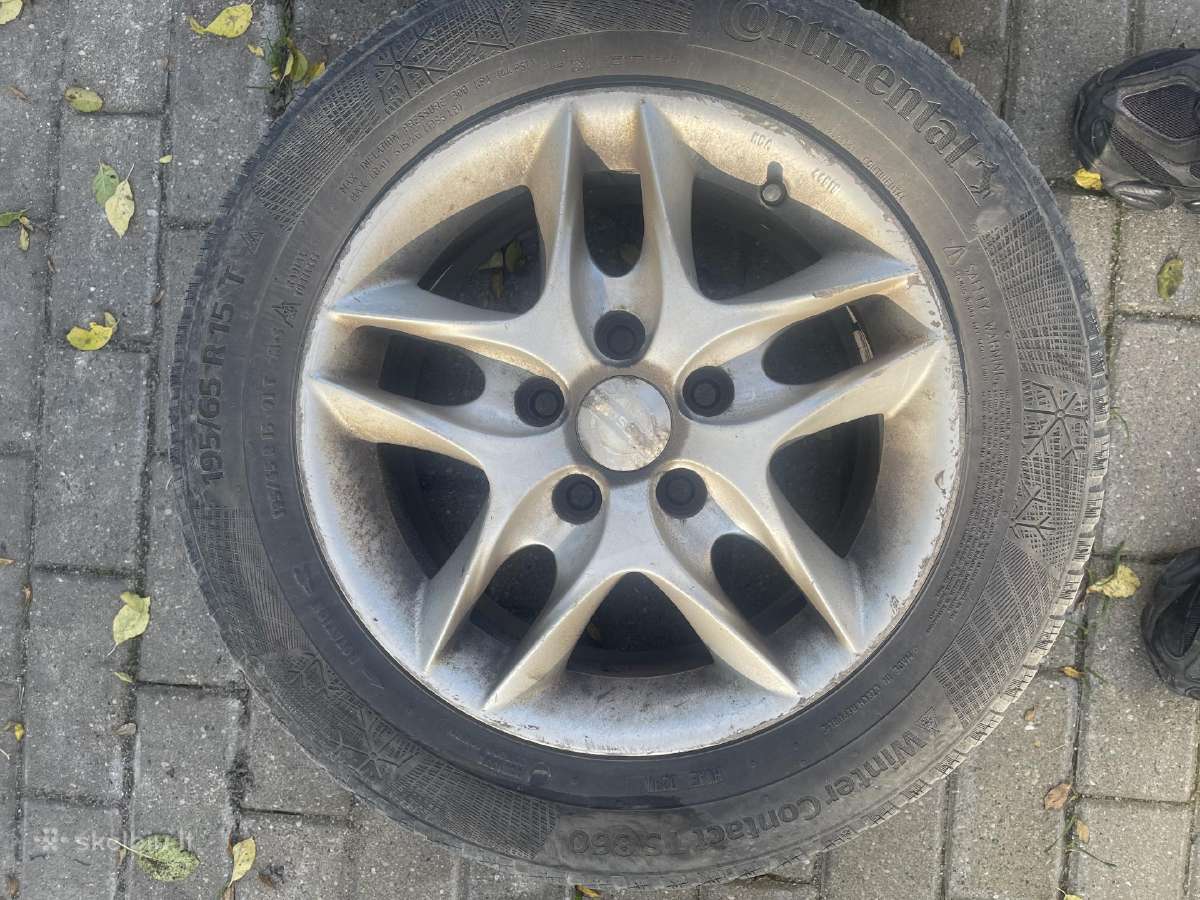 Nissan ratlankiai su žieminėm padangom - nuotraukos Nr. 5