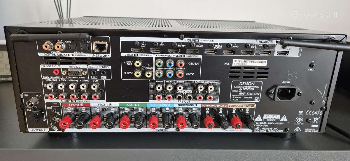 Denon Avr-x3100w - nuotraukos Nr. 2