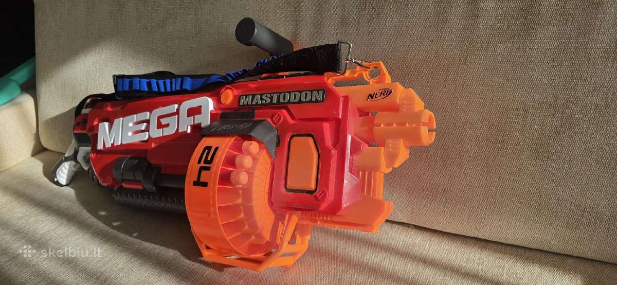 Nerf Mega Mastodon – elektr. šautuvas su priedais - nuotraukos Nr. 3