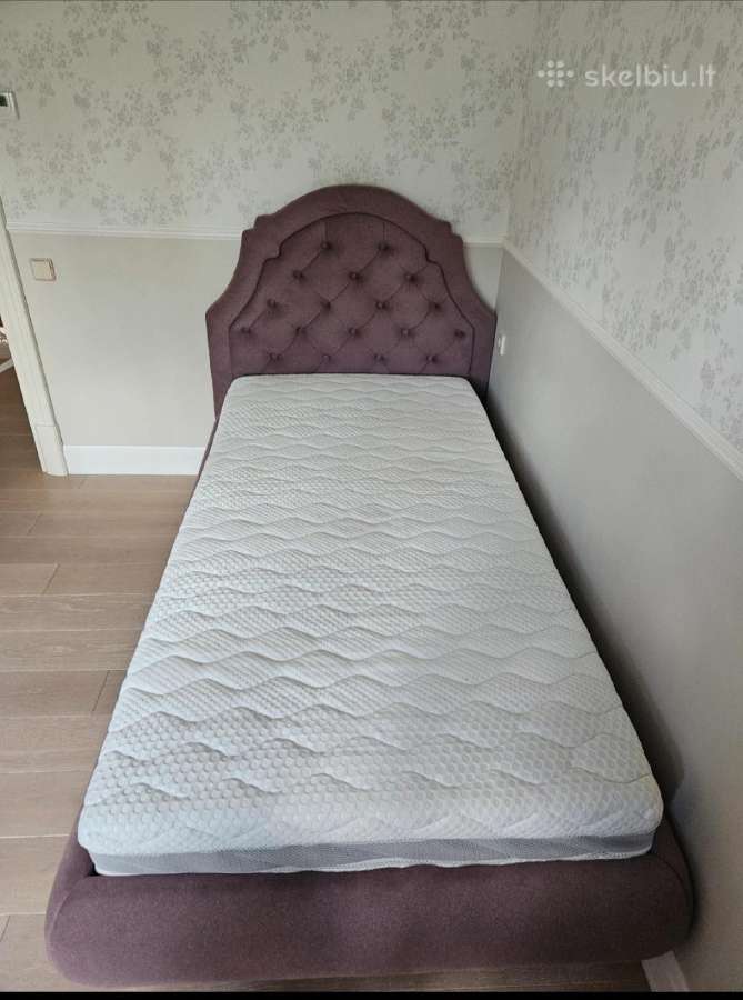 Parduodama elegantiška lova su čiužiniu. - nuotraukos Nr. 2