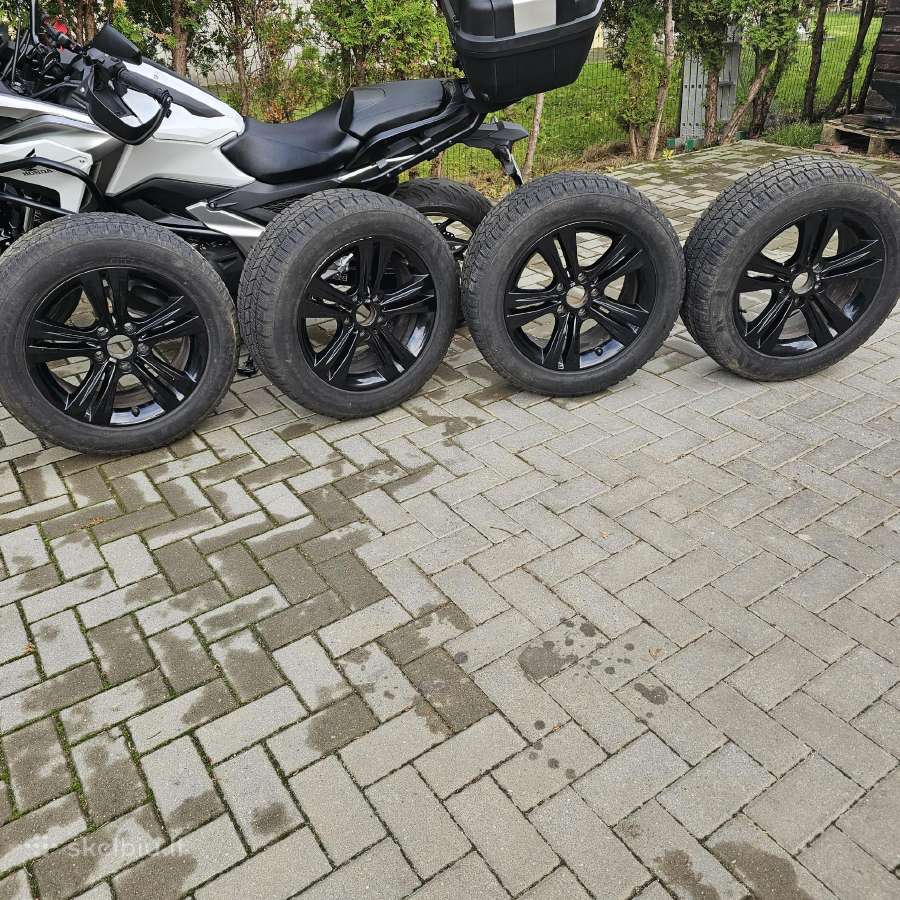 Žieminiai ratai 235/55-r17 su apynaujėm padangom - nuotraukos Nr. 2