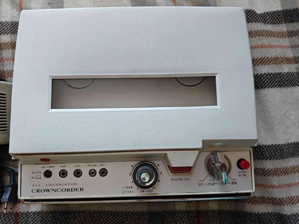 Netestuotas Crowncorder Ctr-5450 magnetafonas - nuotraukos Nr. 3