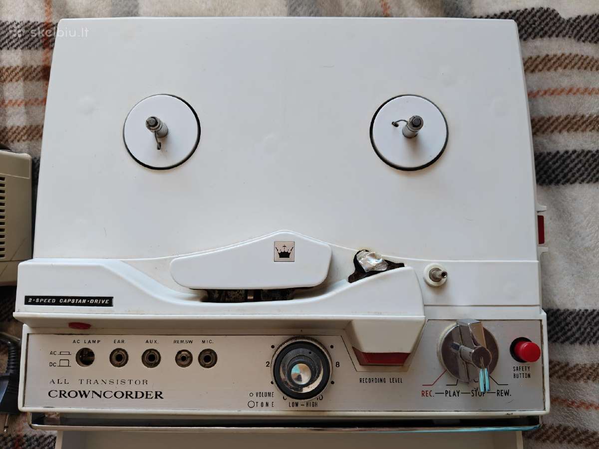 Netestuotas Crowncorder Ctr-5450 magnetafonas - nuotraukos Nr. 4