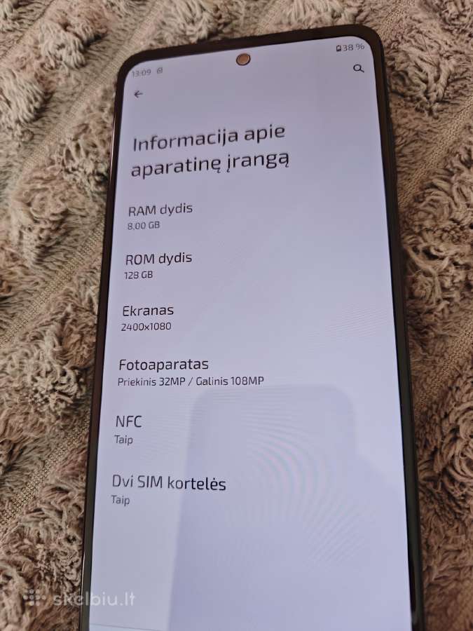 Motorola edge 20lite ir Huawei P 20lite - nuotraukos Nr. 2