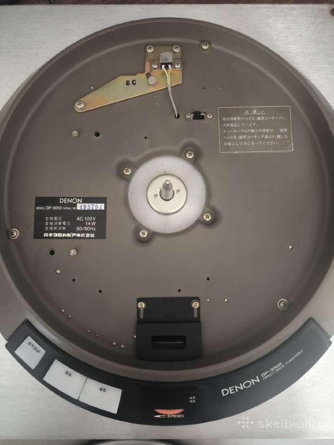 Denon Dp -3000 - nuotraukos Nr. 9