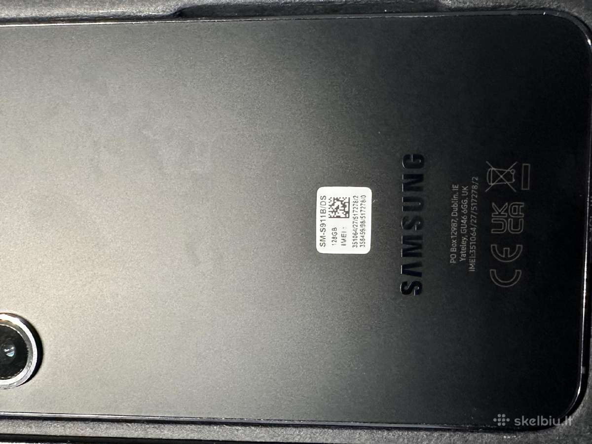 Samsung Galaxy S23 128 GB – Phantom Black - nuotraukos Nr. 8