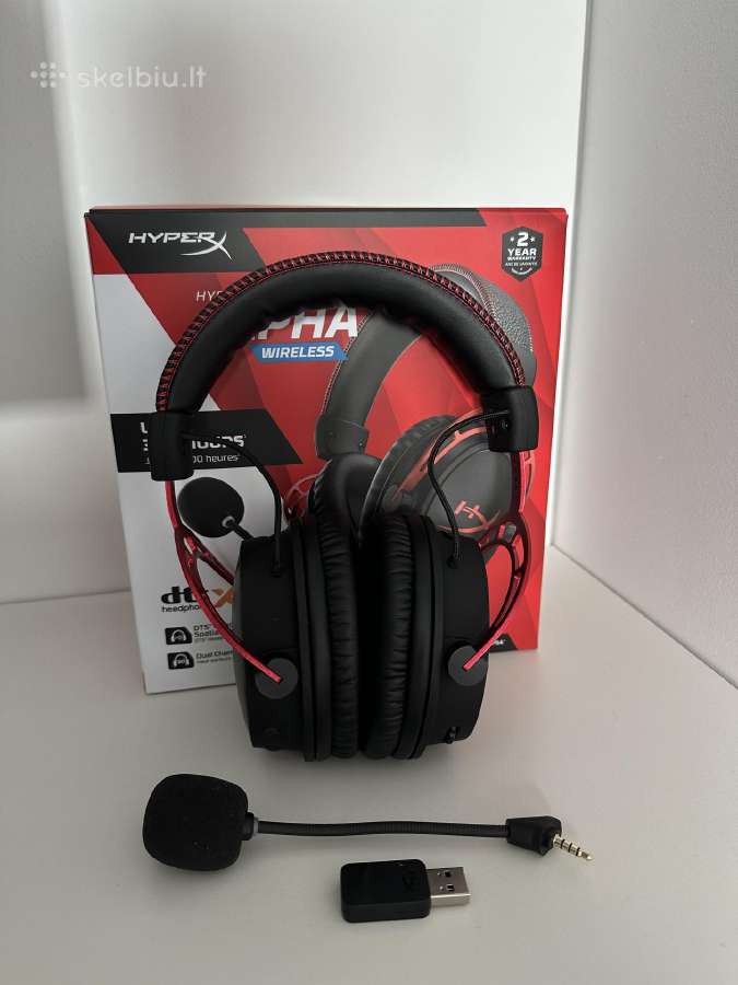 Hyperx Cloud Alpha Wireless ausinės - nuotraukos Nr. 2