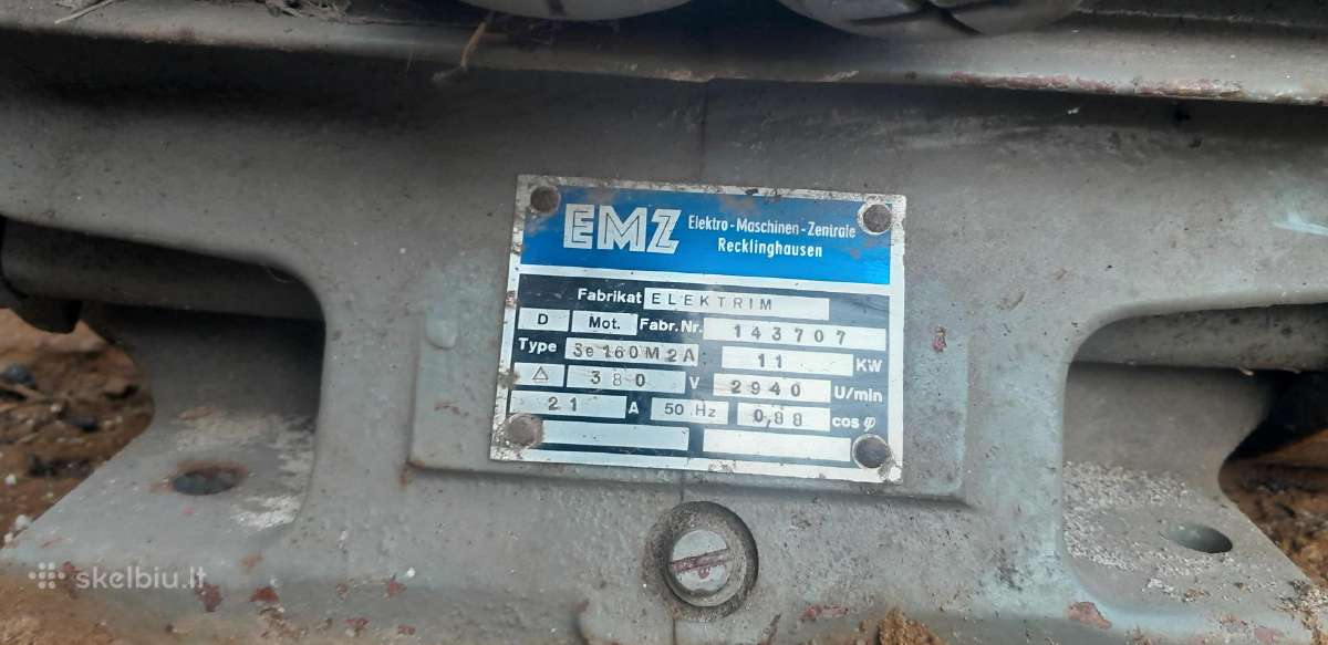 11 kw-2940 aps/min naujas padinis el variklis - nuotraukos Nr. 2