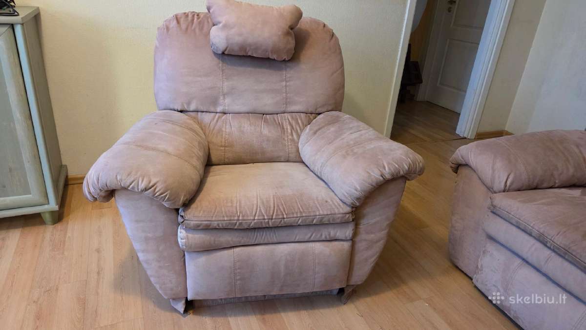 Naudotų minkštų baldų komplektas - 75 € - nuotraukos Nr. 3