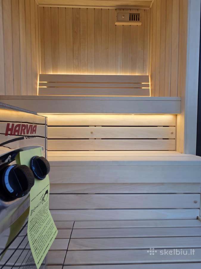 Premium mini pirtis su vitrina ir LED apšvietimu - nuotraukos Nr. 9