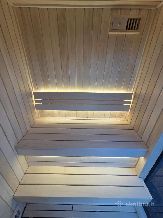 Premium mini pirtis su vitrina ir LED apšvietimu - nuotraukos Nr. 11