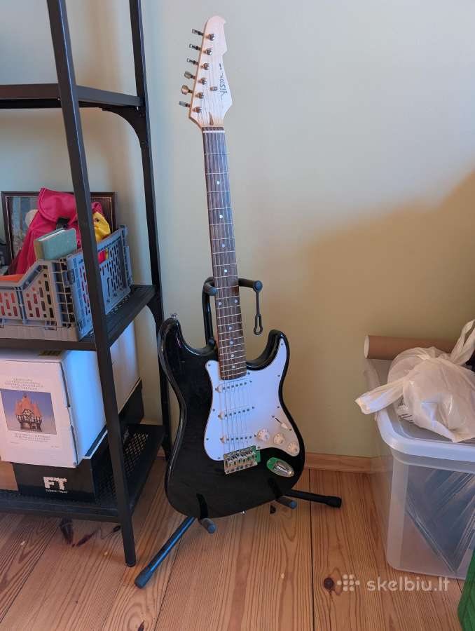 Elektrinė gitara St5 Bk su rinkiniu Starter - nuotraukos Nr. 3