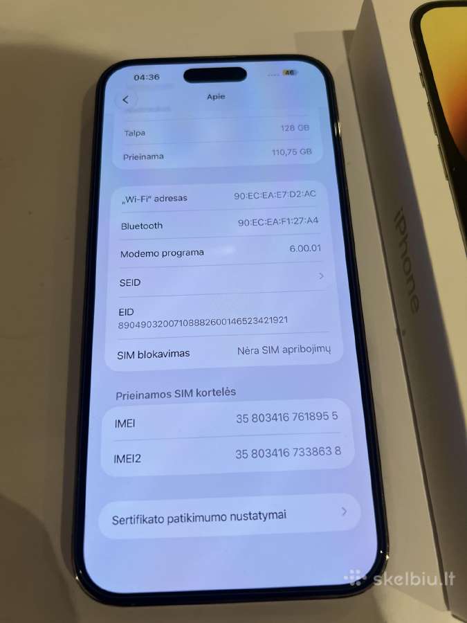 iPhone 14 pro max idealus - nuotraukos Nr. 7
