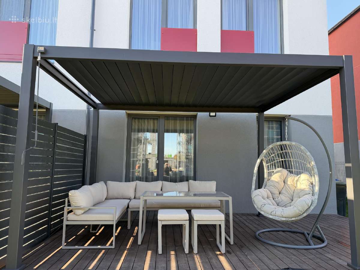 Pavėsinė Pergola Premium 3x4, Anthracite - nuotraukos Nr. 3