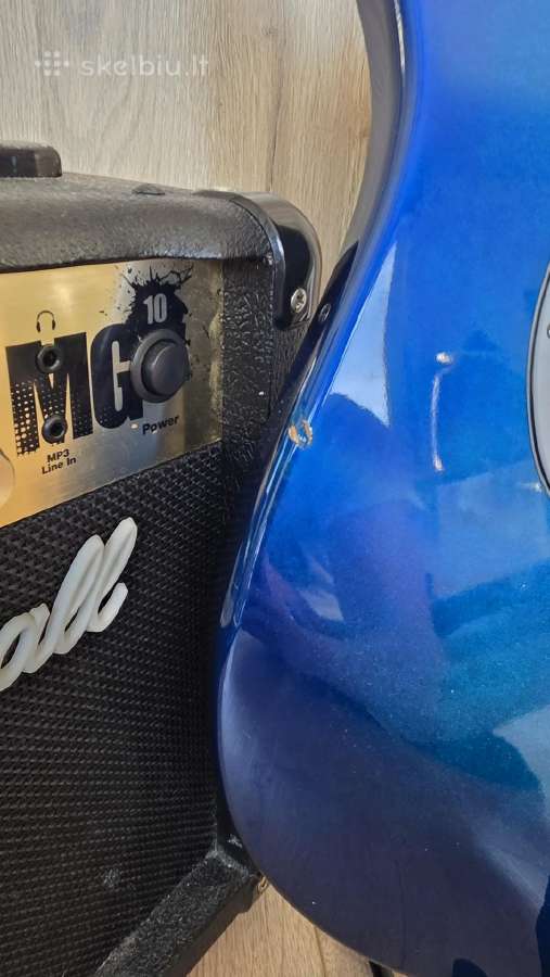Donner gitara ir Marshall Mg10 24w kubas wireless - nuotraukos Nr. 8