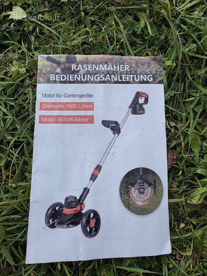 Akumuliatorinis žoliapjovės-trimerio rinkinys - nuotraukos Nr. 2