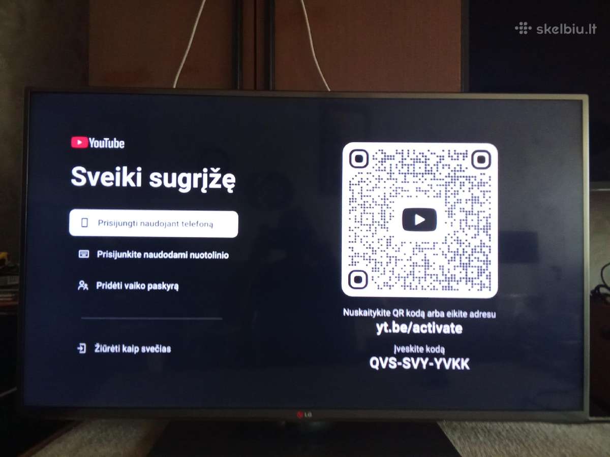 LG Smart WiFi 107cm - nuotraukos Nr. 13