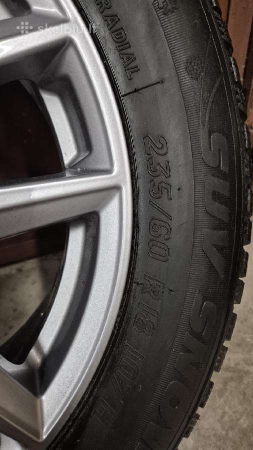 Parduodamos Audi Q5 žieminiai ratlankiai - nuotraukos Nr. 6