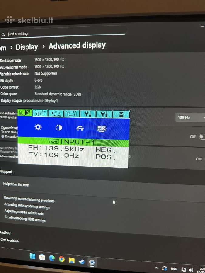Hp P1230 Crt monitorius (22", 140khz) - nuotraukos Nr. 10