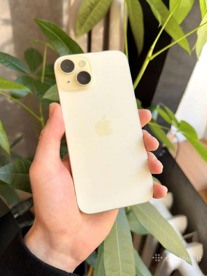 iPhone 15 Yellow - nuotraukos Nr. 2