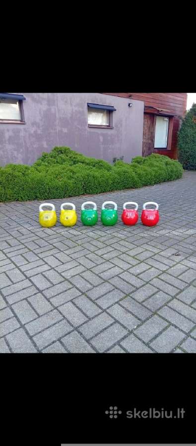 2x16kg./2x24kg.varžybinės vieno gamintojo - nuotraukos Nr. 5