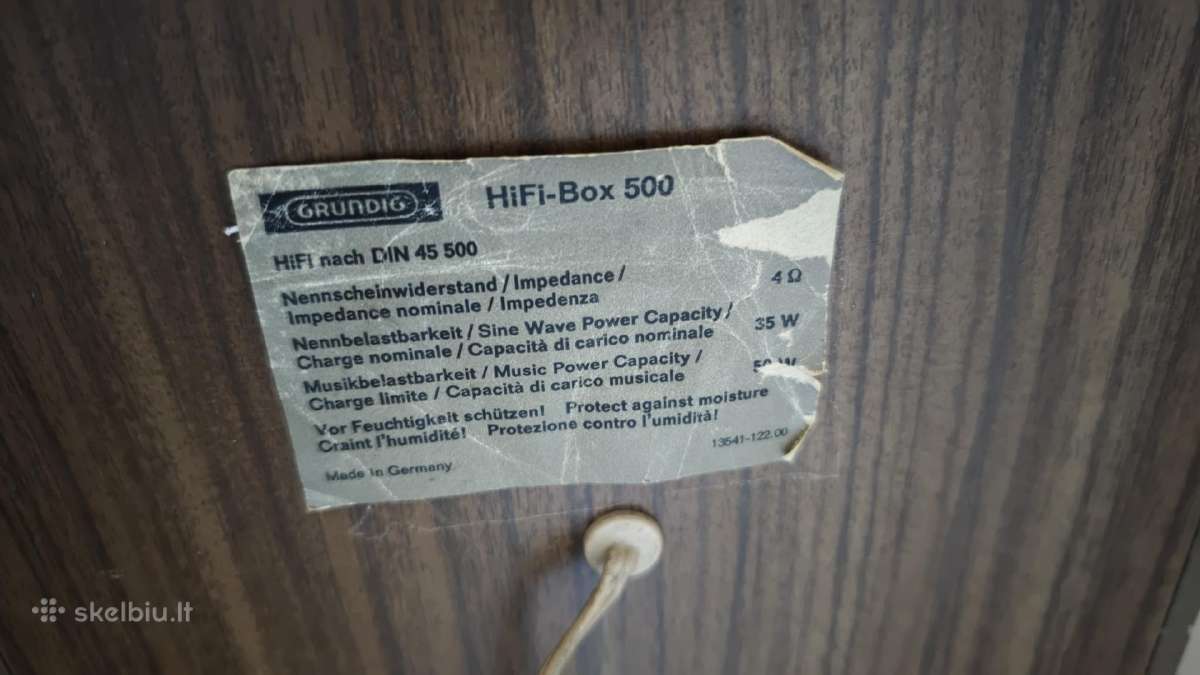 Grundig hifi-box 500 kolonėlės - nuotraukos Nr. 2