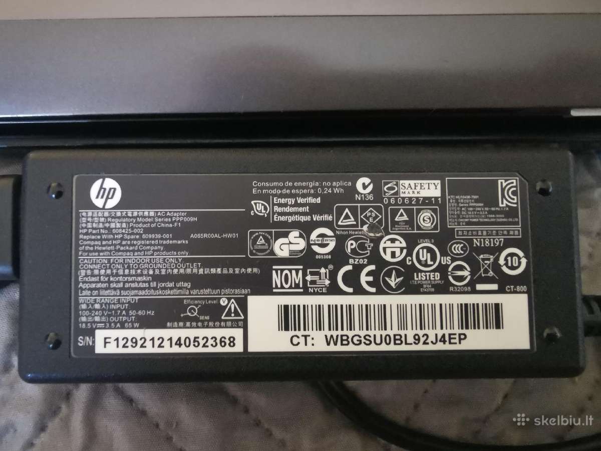 Hp Probook 6570b kompiuteris - nuotraukos Nr. 4