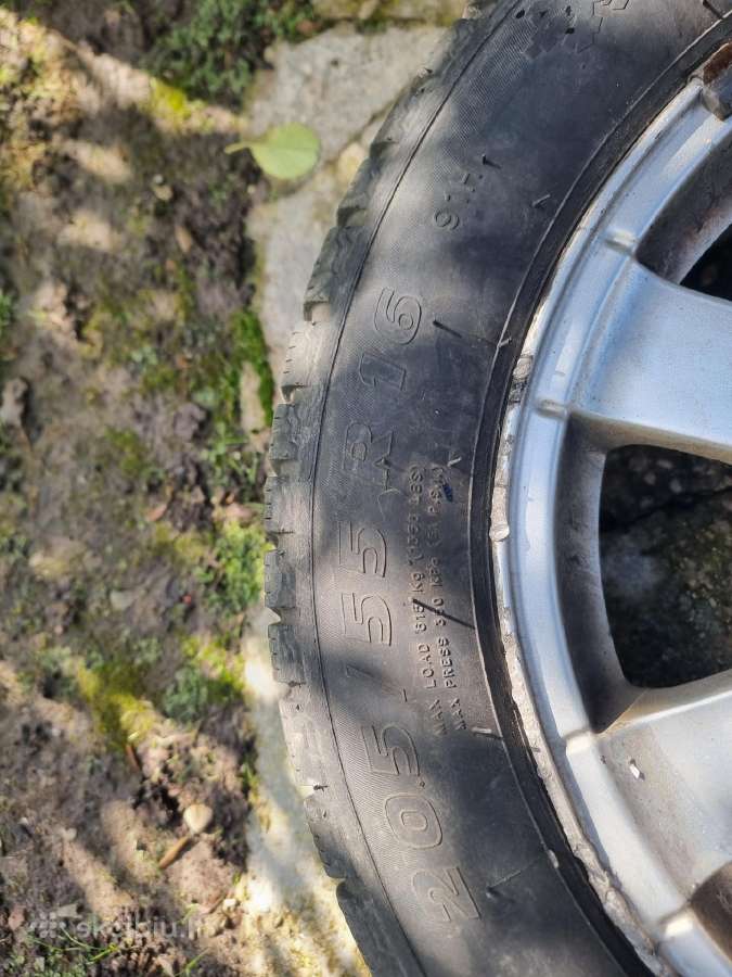 R16 ratlankiai su žieminėmis padangomis - nuotraukos Nr. 5