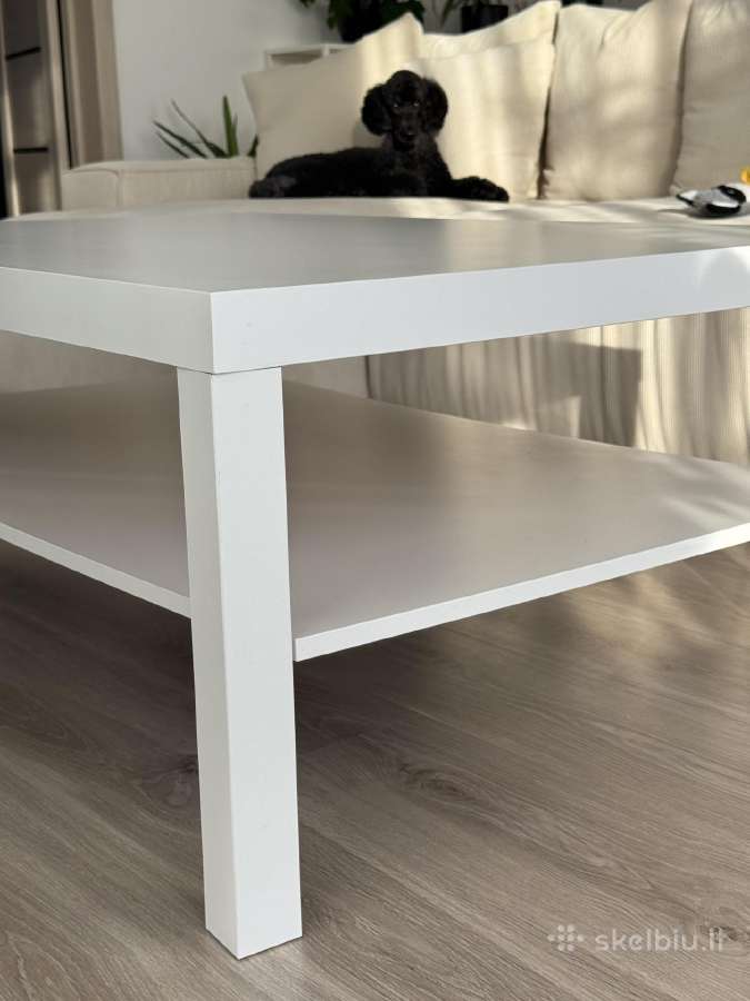 Baltas Ikea Lack kavos staliuka - nuotraukos Nr. 2