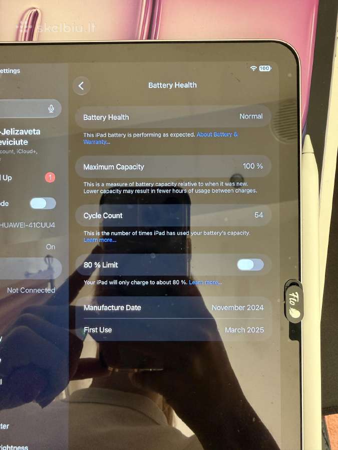 iPad Air 11 inch M3 2025 - nuotraukos Nr. 5