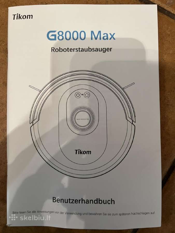 Tikom G8000 Max – robotas dulkių siurblys su plovi - nuotraukos Nr. 2