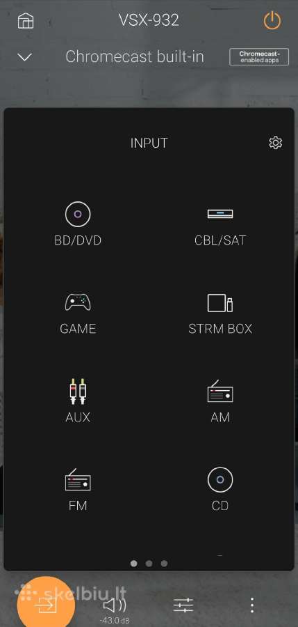 Pioneer vsx 932 Bt WiFi Atmos arc Spotify hireseq - nuotraukos Nr. 10