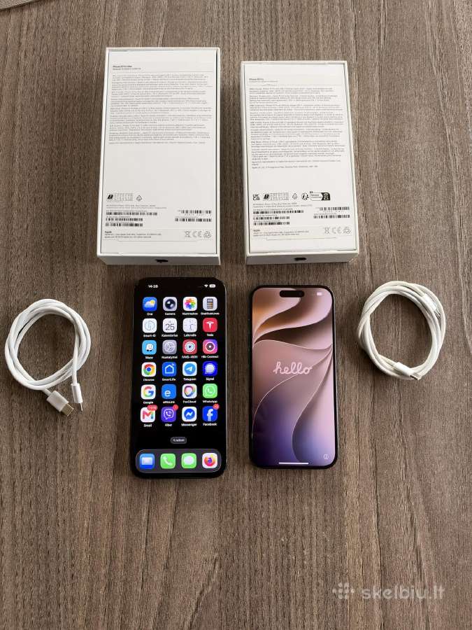 Parduodu telefonus iphone15 Pro Max ir 15 Pro - nuotraukos Nr. 12