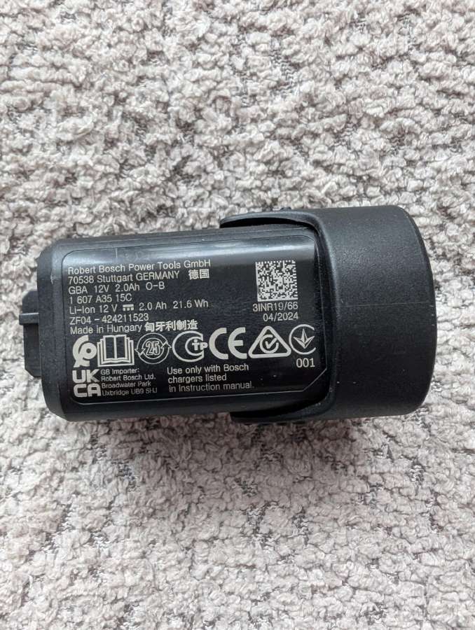 Bosch Gsr 12v-15 + 2 akumuliatoriai + grąžtai - nuotraukos Nr. 5